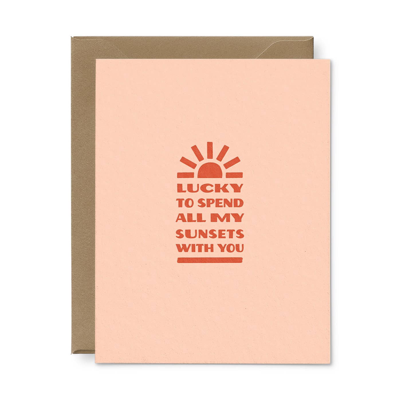 Sunsets With You Love Greeting Card