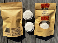 Load image into Gallery viewer, Potager Soap Company - Shower Steamer - Lemongrass Calendula 2 pk
