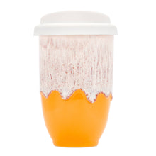 Load image into Gallery viewer, Nova Ceramics Travel Mugs - Grapefruit 12oz Ceramic Travel Mug – Reusable &amp; Stylish
