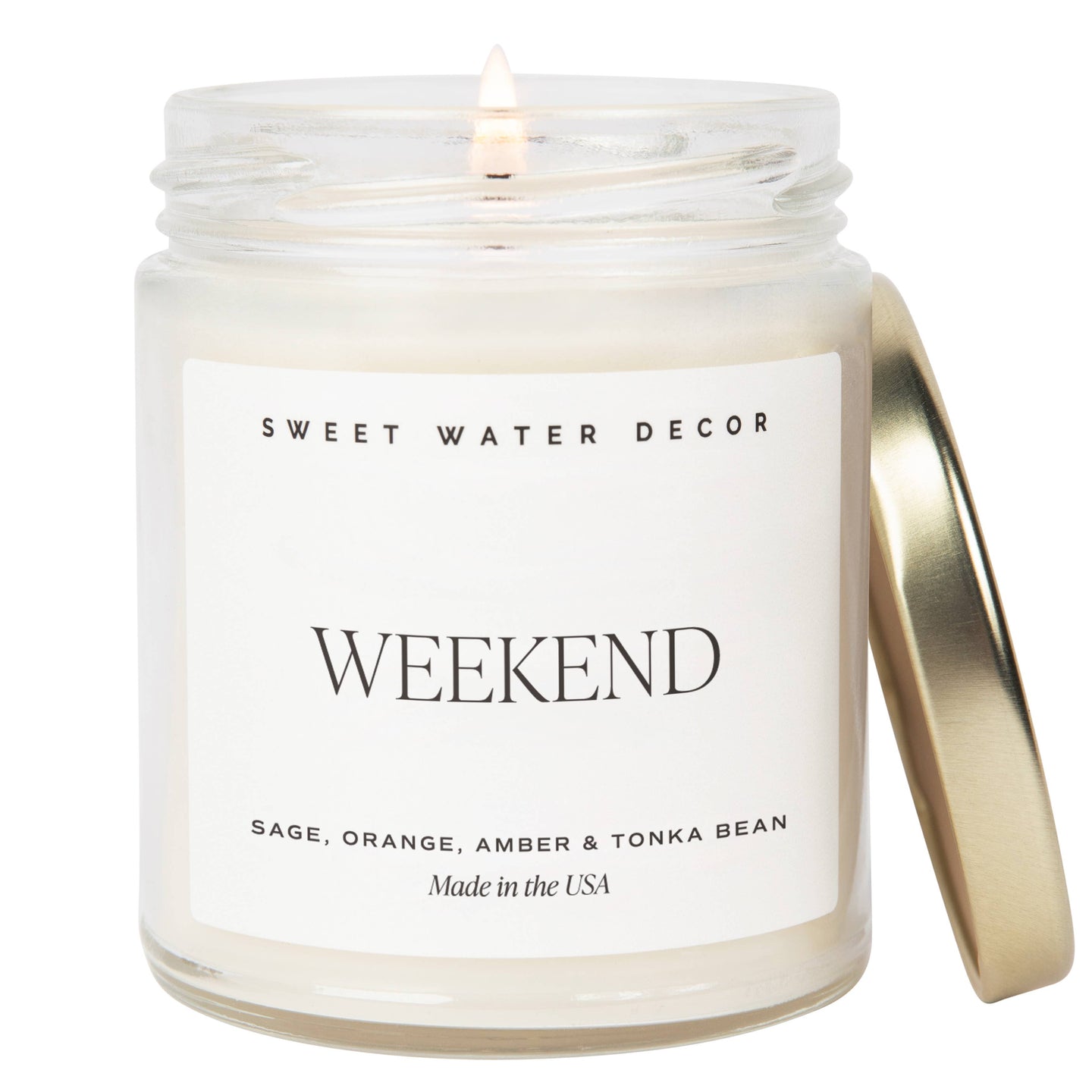 Sweet Water Decor - Weekend 9 oz Soy Candle - Home Decor & Gifts