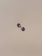 Load image into Gallery viewer, NAT + NOOR - Mali | Maraschino Cherry | Hoop Earrings | New Thinner Style
