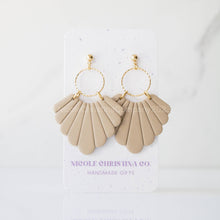 Load image into Gallery viewer, Nicole Christina Company - Polymer Clay Dangle Earrings-Willow: Duck Egg Blue

