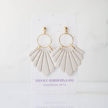 Load image into Gallery viewer, Nicole Christina Company - Polymer Clay Dangle Earrings-Willow: Duck Egg Blue
