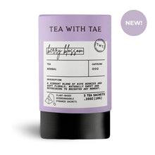 Load image into Gallery viewer, Tea with Tae - Berry Blossom Herbal Mini Tea Tube (5 tea bags)
