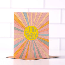 Load image into Gallery viewer, Daydream Prints - All The Birthday Feels - Summer Happy Birthday Card
