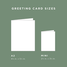Load image into Gallery viewer, Mini Card - Sage Botanical Mini Card | Love + Friendship Everyday Card 
