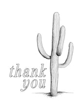 Load image into Gallery viewer, Maddon and Co - Cactus Thank You Card
