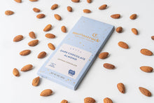 Load image into Gallery viewer, Moonstruck Chocolate Co - Salty Dark Sea Salt Almond Bar
