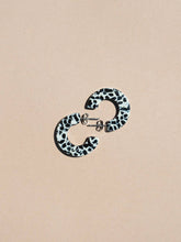 Load image into Gallery viewer, NAT + NOOR - Ray | Dalmation | Speckled Hoop Earrings | Medium Size
