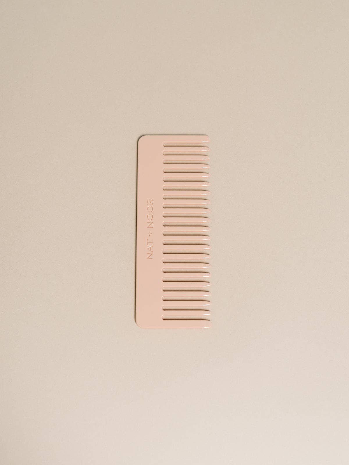 NAT + NOOR - Hair Comb | Wide Toothed | Petal Rose Pink | Susatinable