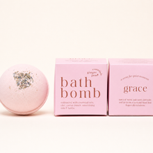 Load image into Gallery viewer, Ginger June Candle Co. - GRACE • 100% BOTANICAL BATH BOMB •
