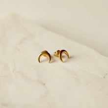 Load image into Gallery viewer, Tilly Doro - Large Crescent stud earring
