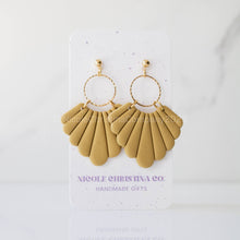 Load image into Gallery viewer, Nicole Christina Company - Polymer Clay Dangle Earrings-Willow: Dusty Lilac
