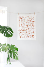 Load image into Gallery viewer, Mushroom Tea Towel
