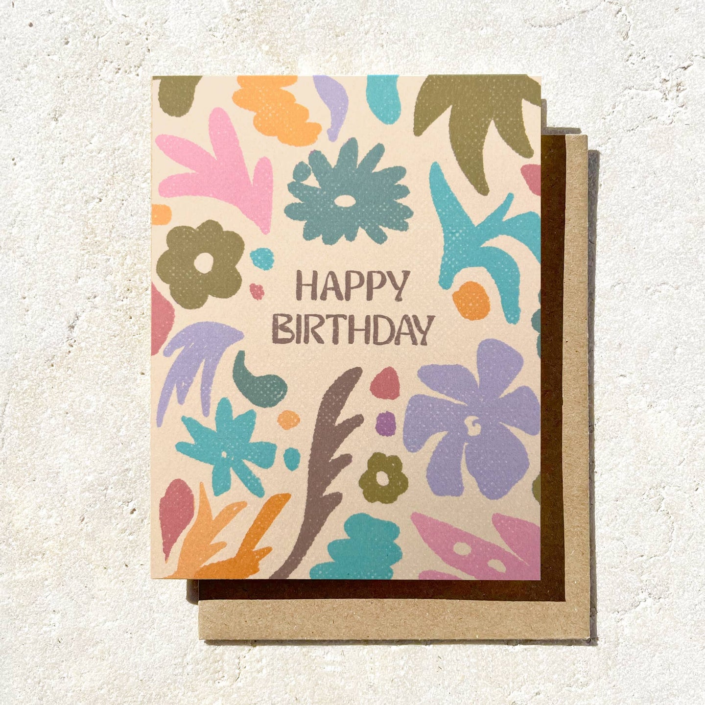 Daydream Prints - Floral Birthday Card - Happy Birthday - Fall Greeting Card