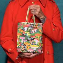 Load image into Gallery viewer, Red Cap Cards - Woodland Mushrooms gift bag
