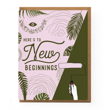 Load image into Gallery viewer, Boss Dotty Paper Co - New Beginnings Congratulations Card
