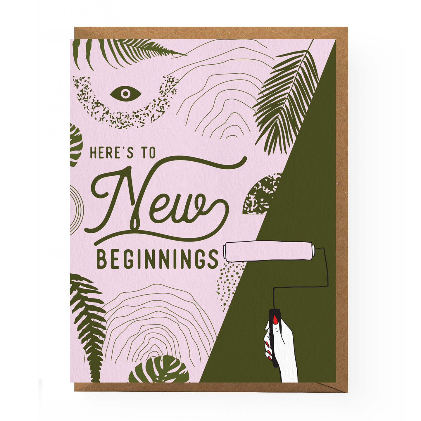 Boss Dotty Paper Co - New Beginnings Congratulations Card