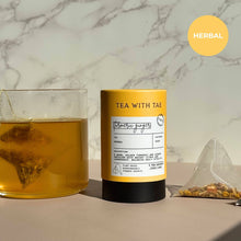 Load image into Gallery viewer, Tea with Tae - Turmeric Ginger Mini Tea Tube (5 tea bags)
