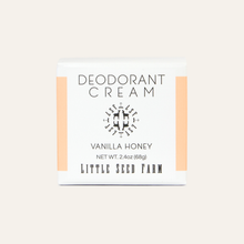 Load image into Gallery viewer, Little Seed Farm - Vanilla Honey Deodorant Cream - Spring Seasonal
