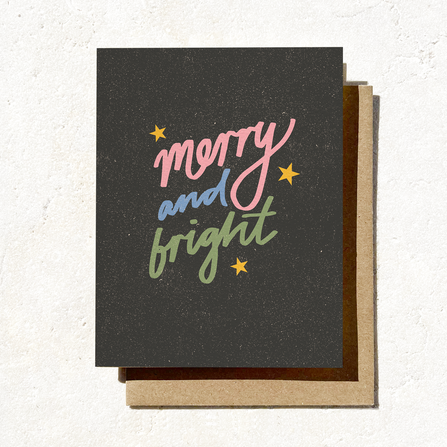 Daydream Prints - Merry And Bright Christmas Card | Holiday | Greeting Cards