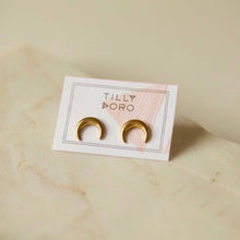 Load image into Gallery viewer, Tilly Doro - Large Crescent stud earring
