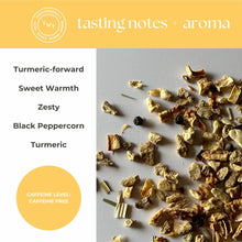 Load image into Gallery viewer, Tea with Tae - Turmeric Ginger Mini Tea Tube (5 tea bags)
