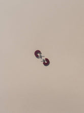 Load image into Gallery viewer, NAT + NOOR - Mali | Maraschino Cherry | Hoop Earrings | New Thinner Style
