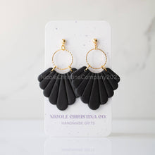 Load image into Gallery viewer, Nicole Christina Company - Polymer Clay Dangle Earrings-Willow: Dusty Lilac
