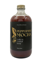 Load image into Gallery viewer, Wood Stove Kitchen - Peppermint Mocha Coffee &amp; Cocktail  Syrup, 16 fl oz
