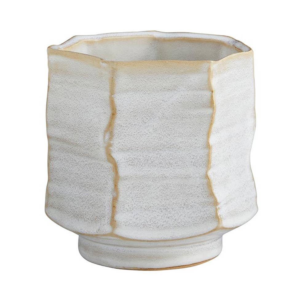 Modern Planter - Wonky Glazed Pot - Medium