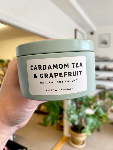 Cardamom & Grapefruit 5oz. Tin Candle