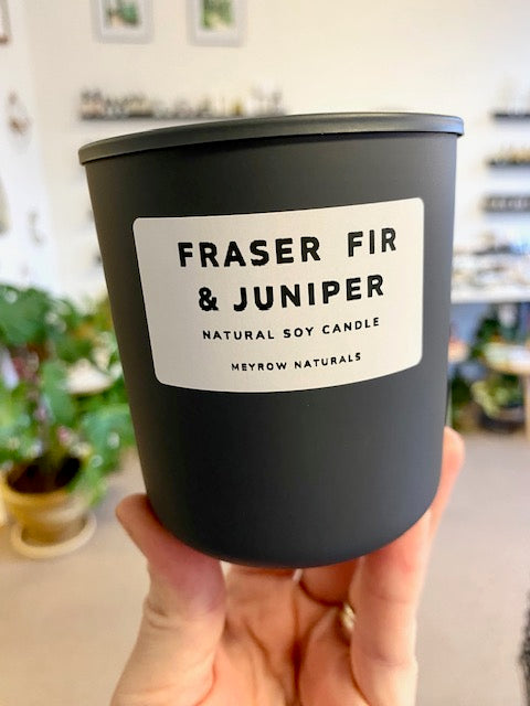 Fraser Fir & Juniper 8oz Soy Candle