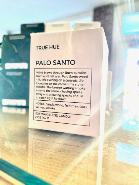 True Hue - Palo Santo 2oz Mini Candle