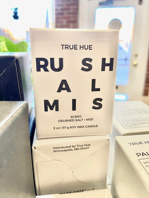 True Hue - 2oz. Crushed Sea Salt + Mist Candle