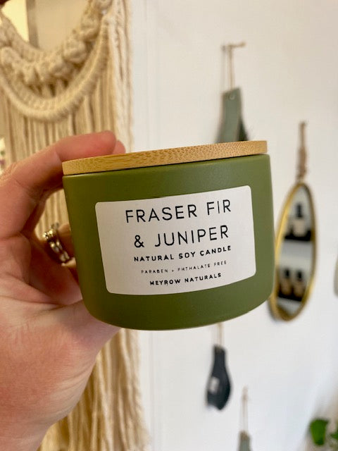 Fraser Fir & Juniper 5oz Natural Soy Candle