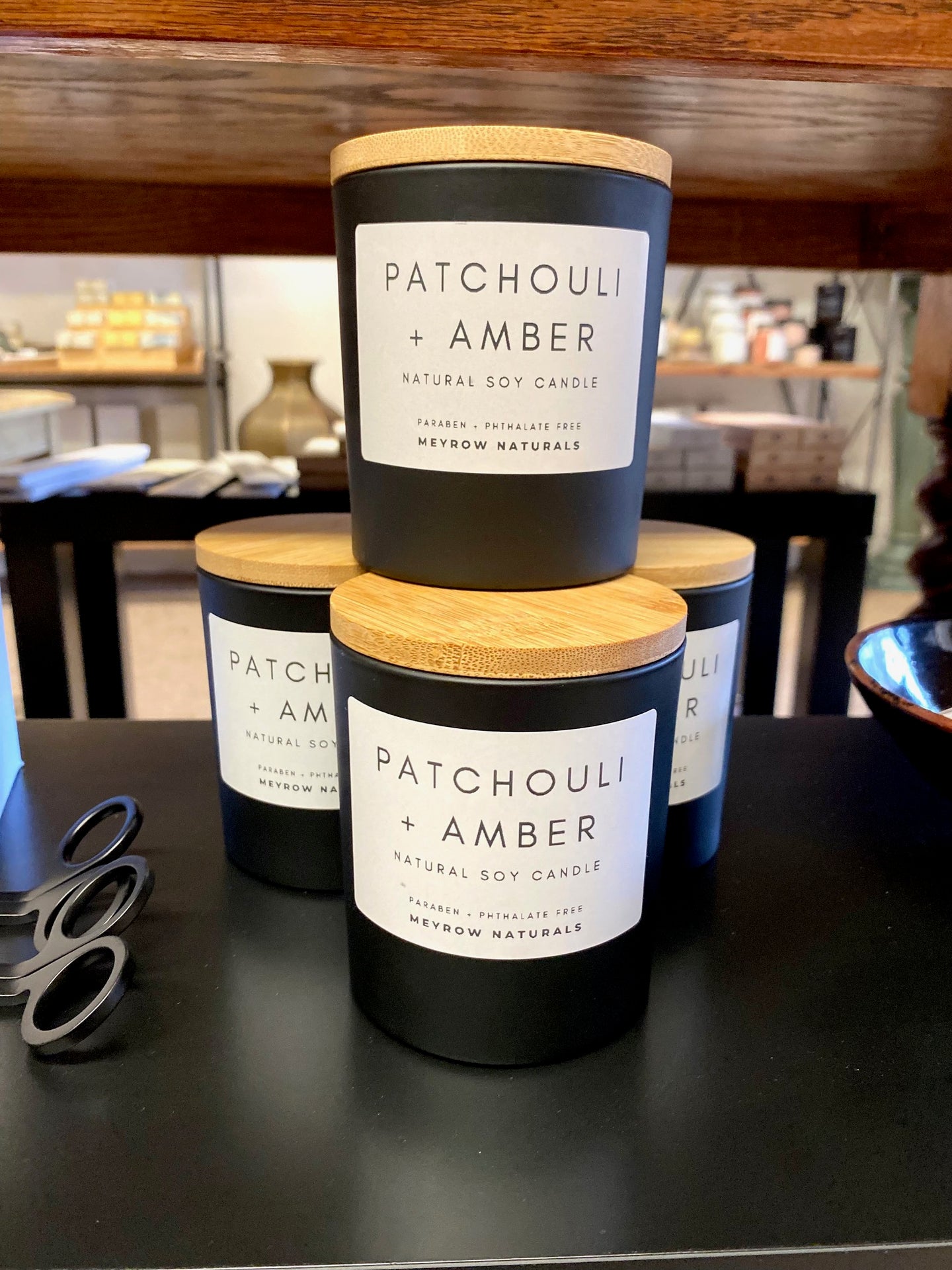Patchouli + Amber 7oz Soy Candle