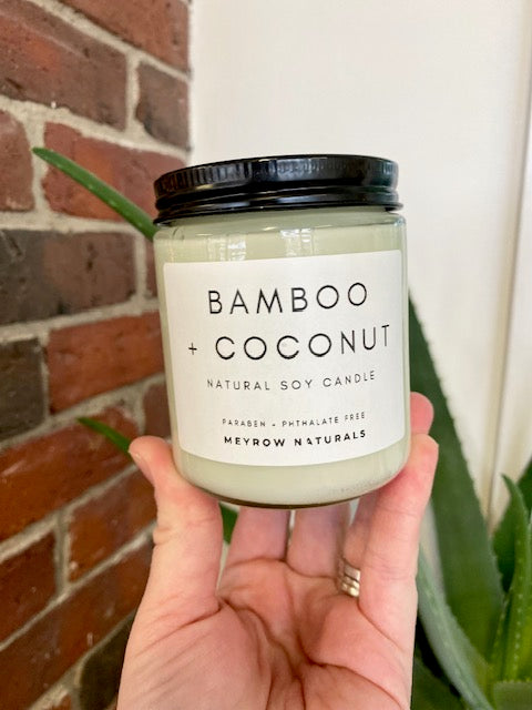 Bamboo + Coconut 7oz Soy Candle