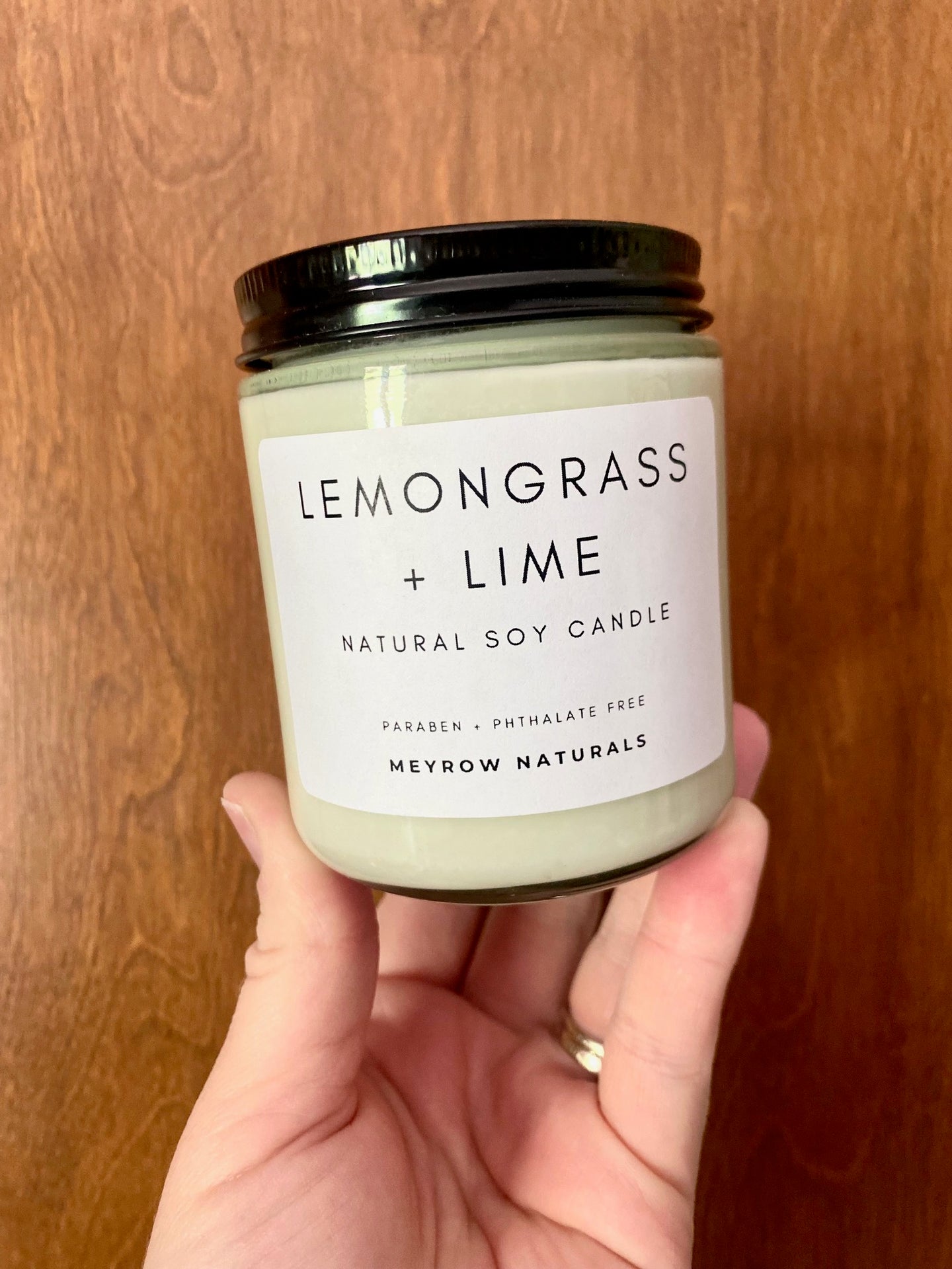 Lemongrass + Lime 7oz. Soy Candle