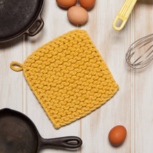 Load image into Gallery viewer, Danica Heirloom - Ochre Knit Potholder
