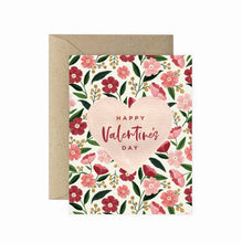 Load image into Gallery viewer, Paper Anchor Co. - Poppy Heart Valentine's Greeting Card | Love &amp; Friendship
