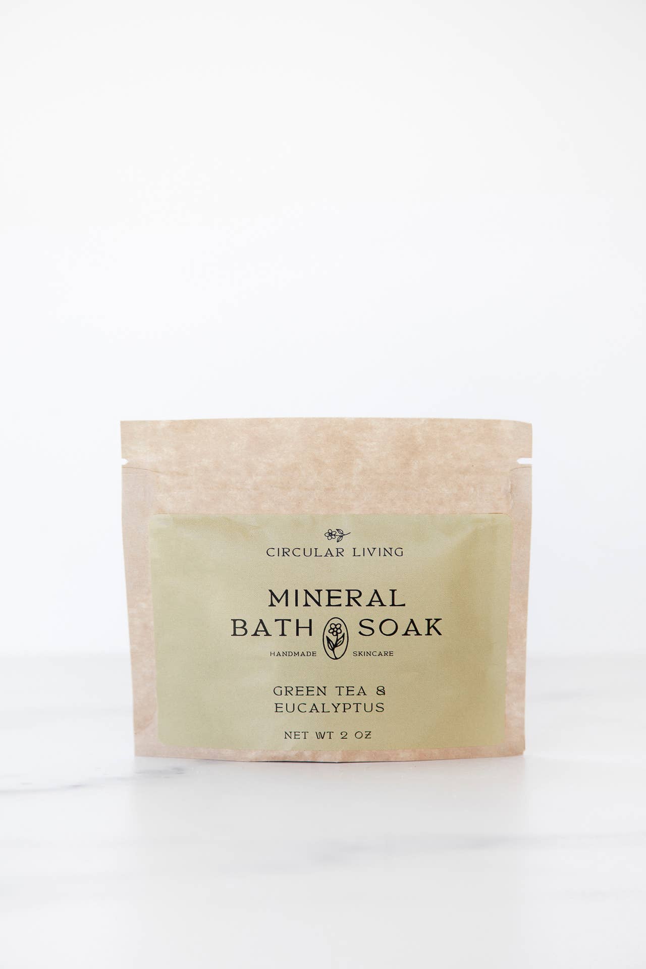 Circular Living - Mineral Bath Soak Sachet, Green Tea & Eucalyptus