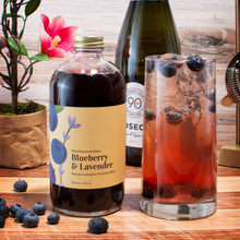 Load image into Gallery viewer, Wood Stove Kitchen - Blueberry and Lavender Cocktail Mixer and Mocktail Mixer, 16 fl oz
