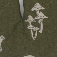 Load image into Gallery viewer, Raine &amp; Humble - Quilted Oven Glove - Mushroom - Green
