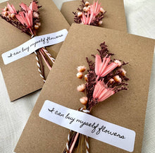 Load image into Gallery viewer, CA Studios - Valentine Mix Floral Bouquet Card With Real Flowers
