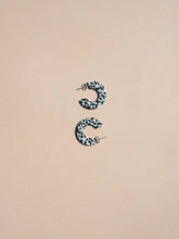 Load image into Gallery viewer, NAT + NOOR - Ray | Dalmation | Speckled Hoop Earrings | Medium Size
