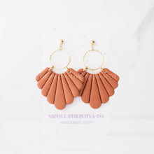 Load image into Gallery viewer, Nicole Christina Company - Polymer Clay Dangle Earrings-Willow: Dusty Lilac
