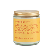 Load image into Gallery viewer, Anecdote Candles - Wanderlust Candle (Mandarin &amp; Black Berry) Candle
