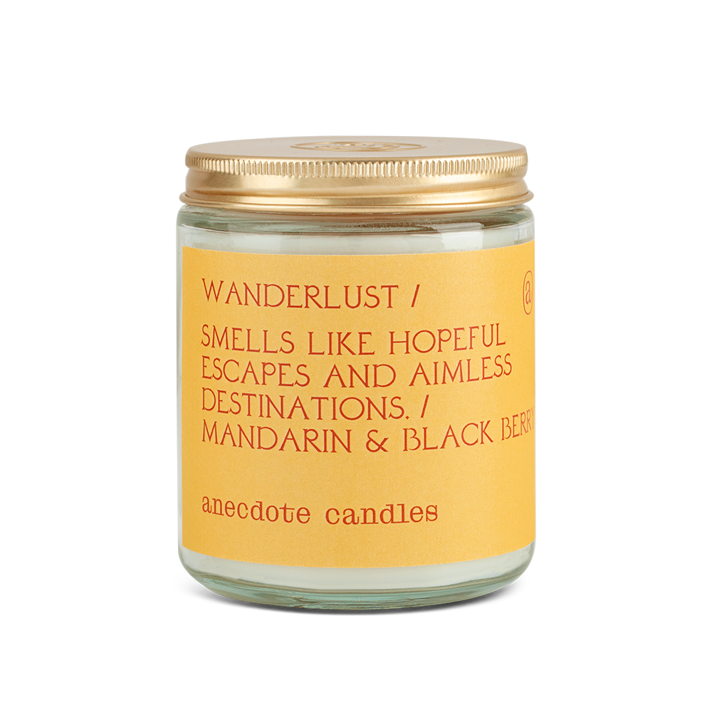 Anecdote Candles - Wanderlust Candle (Mandarin & Black Berry) Candle
