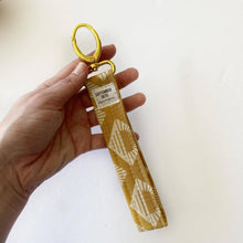 Load image into Gallery viewer, September Skye Bags &amp; Accessories - Key Fob / key chain / aztec mustard
